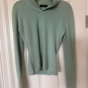 Valerie Stevens Mint Cowl Neck Sweater